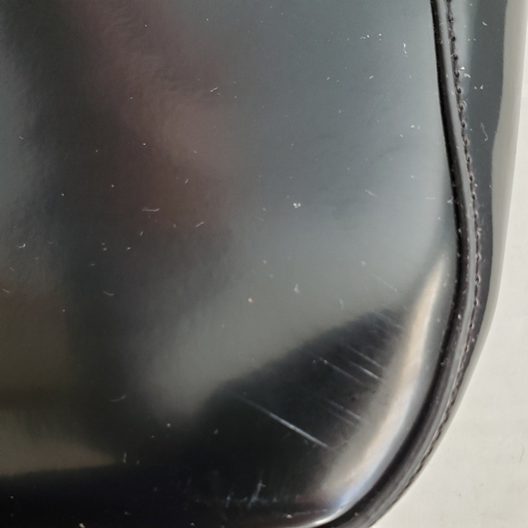 Givenchy Parfums Tote Bag Black Faux Leather Shoppers Very Good Pre Owned - Picture 6 of 12